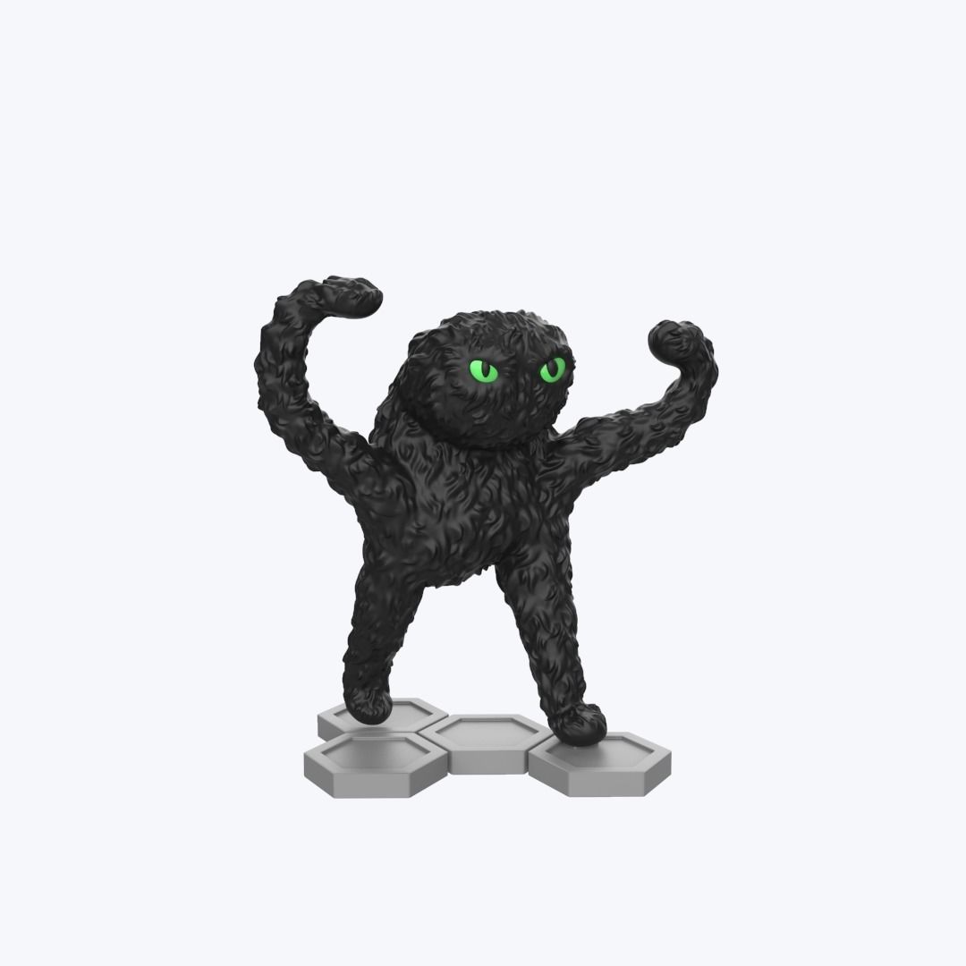 Angry cat meme 3D model 3D printable CGTrader