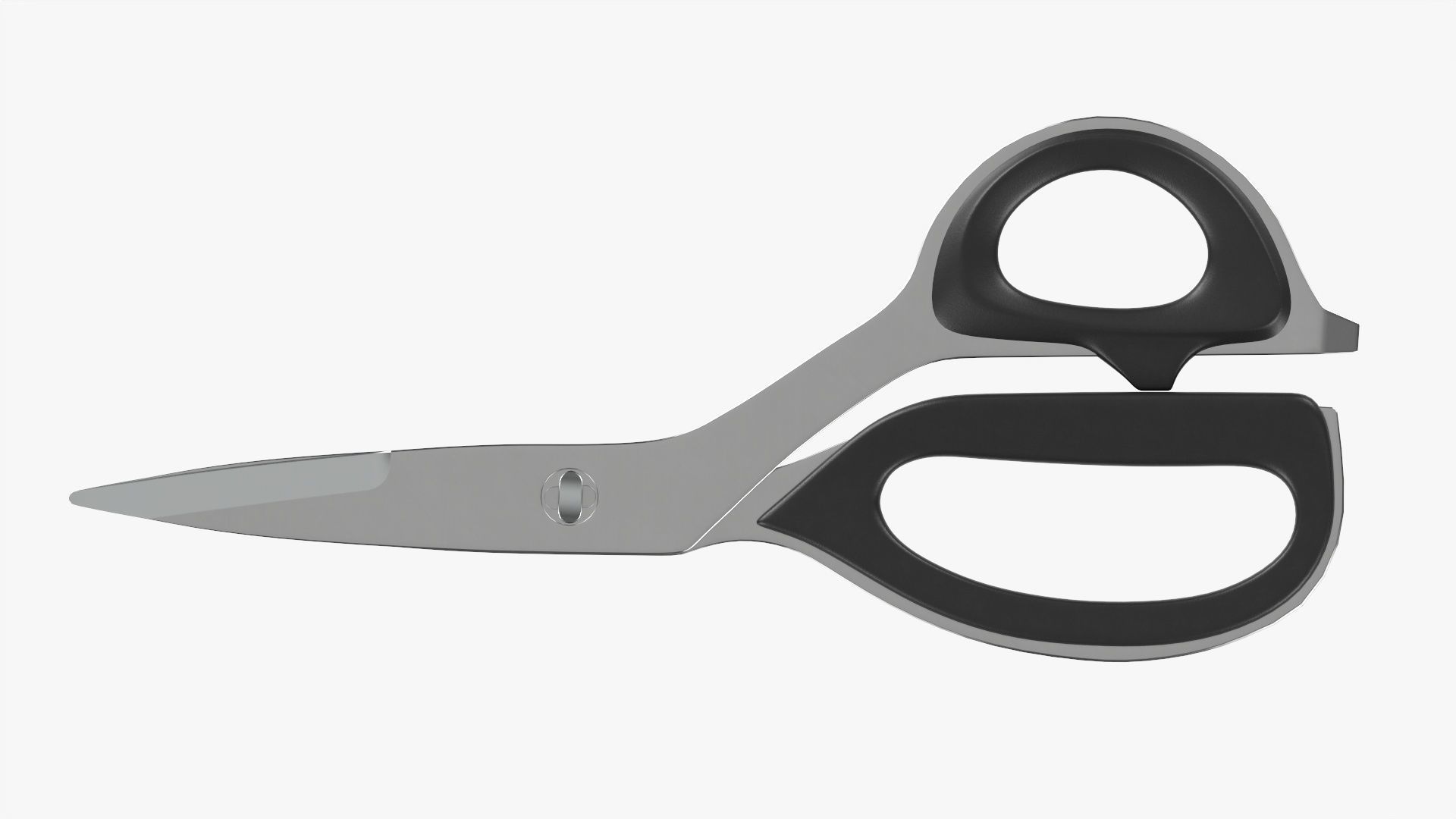 Kitchen scissors 01 3D model_5