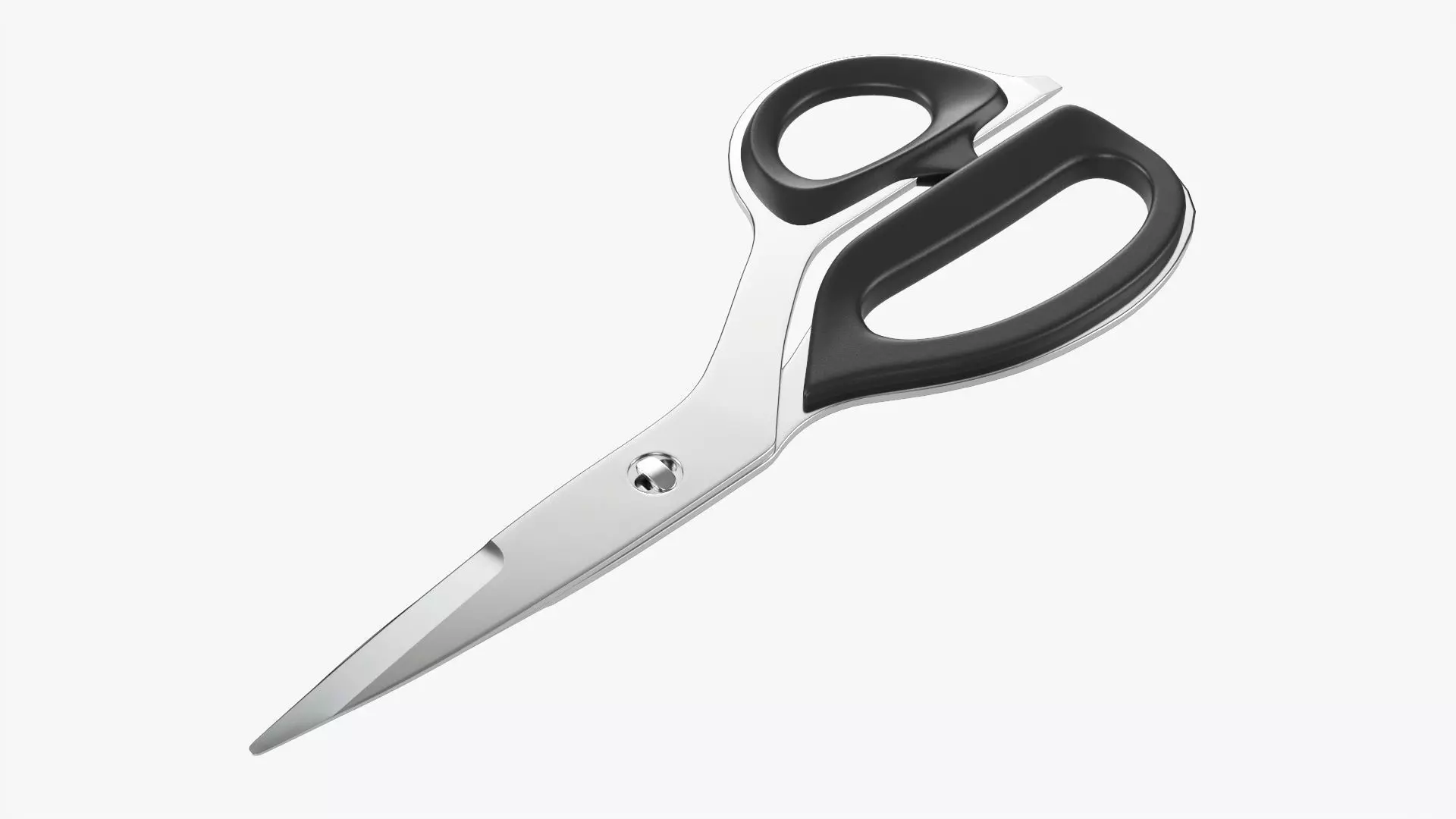 Kitchen scissors 01 3D model_0