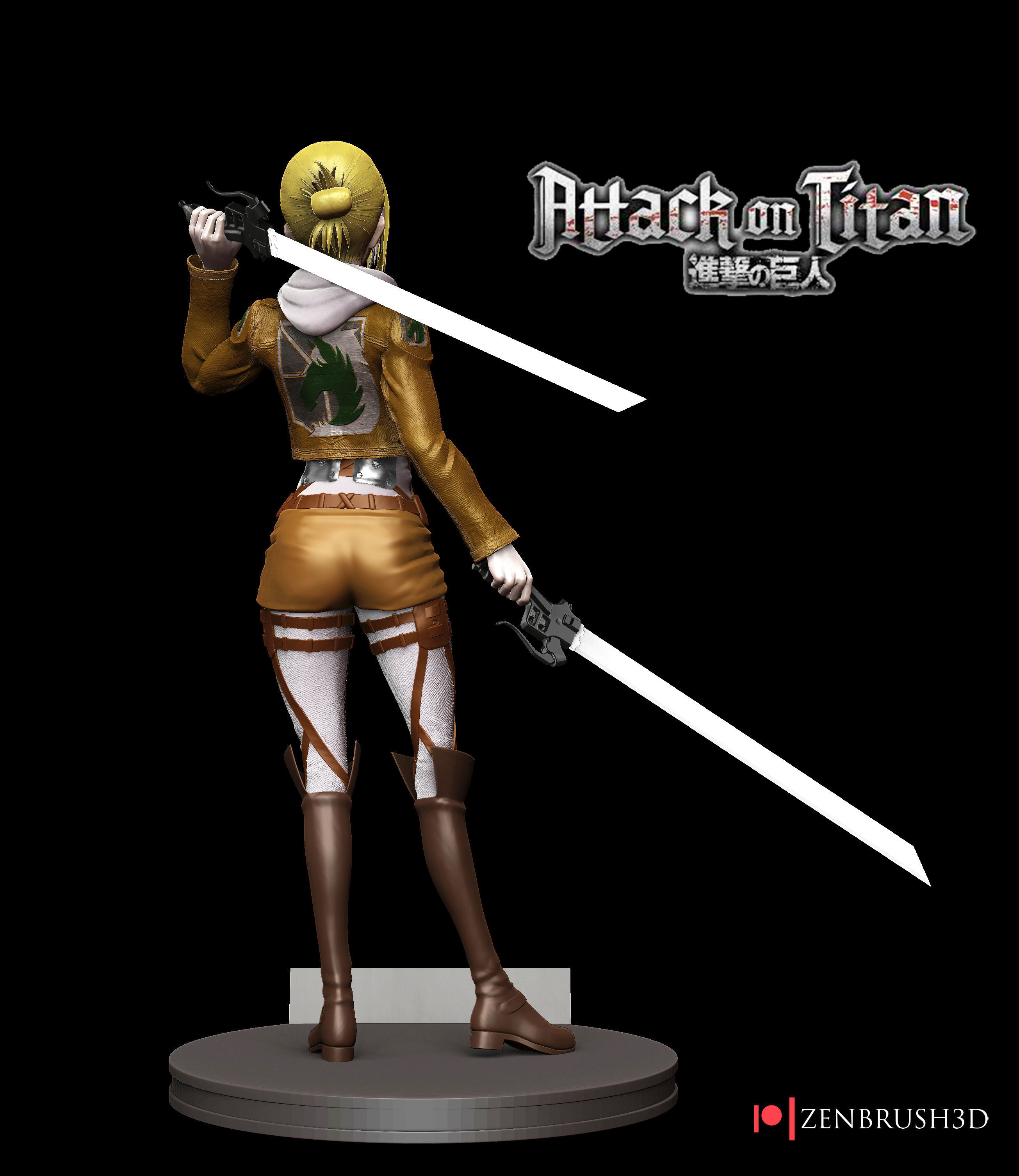 Annie Leonhart Attack On Titan 3D print model_1