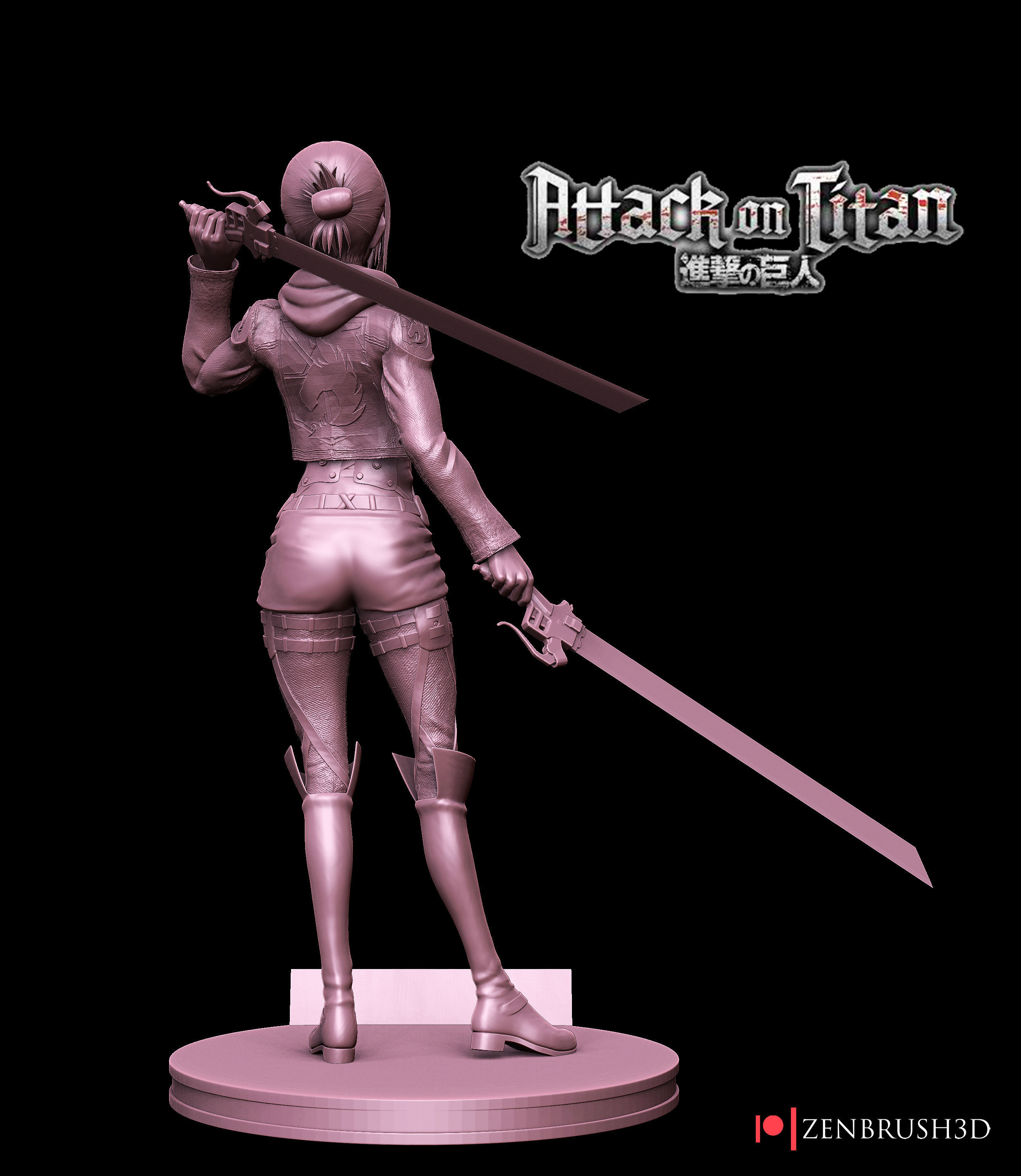 Annie Leonhart Attack On Titan 3D print model_3