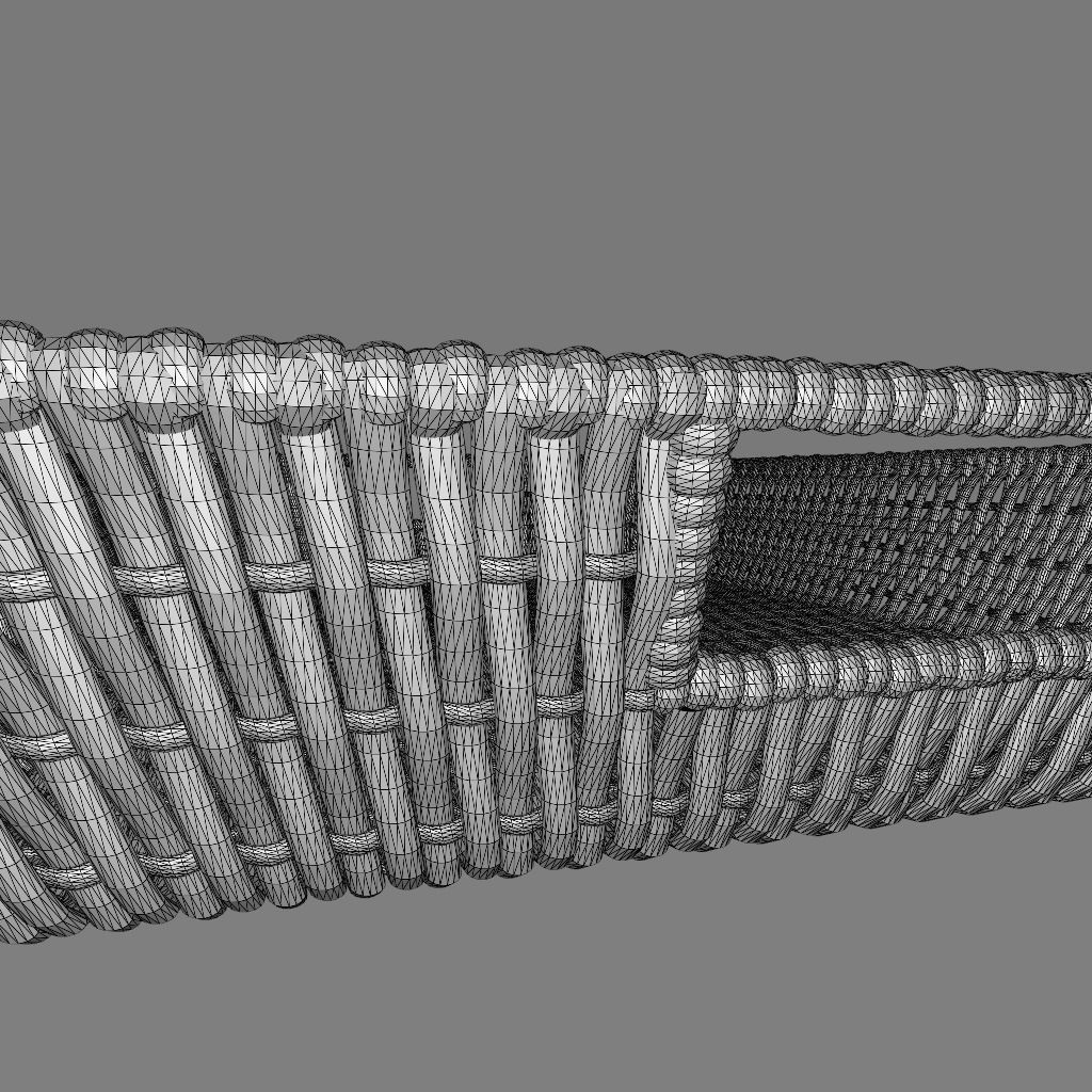 Luz Large Rectangular Serving Tray 3D model_3