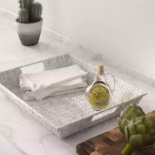 Luz Large Rectangular Serving Tray 3D model