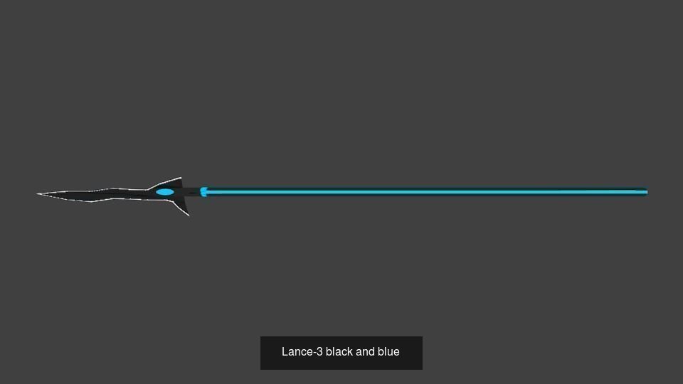 Lance pack black and blue 3D Model Collection_2