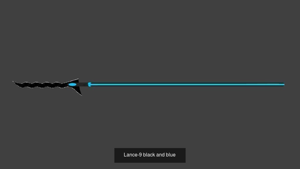 Lance pack black and blue 3D Model Collection_5