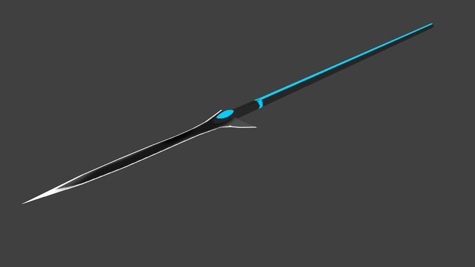 Lance pack black and blue 3D Model Collection_6