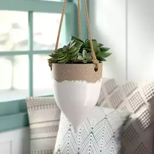 Jani Stoneware Hanging Planter