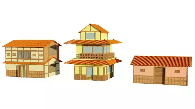 Japanese Style Houses-Anime- very cheap