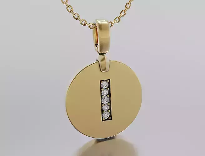 Letters Pendant Alphabets  3D print model