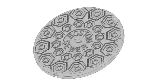 Drink coaster -Boston cover 3D print model 3D print model