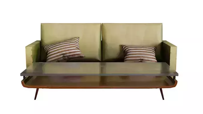 Sofa set and coffee table