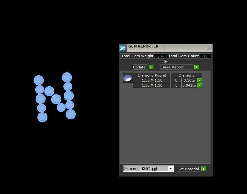 Letters Pendant Alphabets  3D print model_3