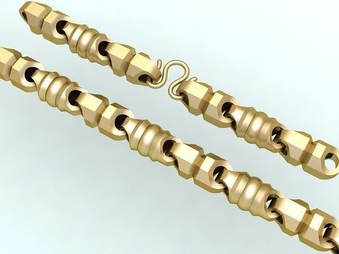 Mens necklaces - Chain necklaces 3D print model
