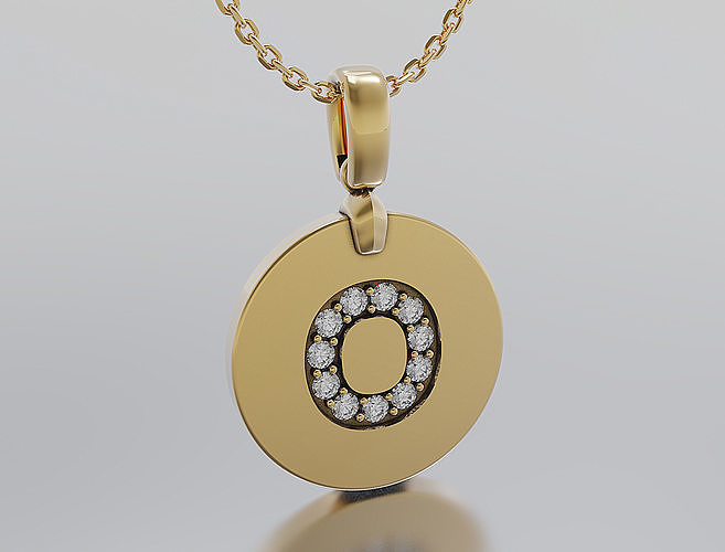 Letters Pendant Alphabets  3D print model