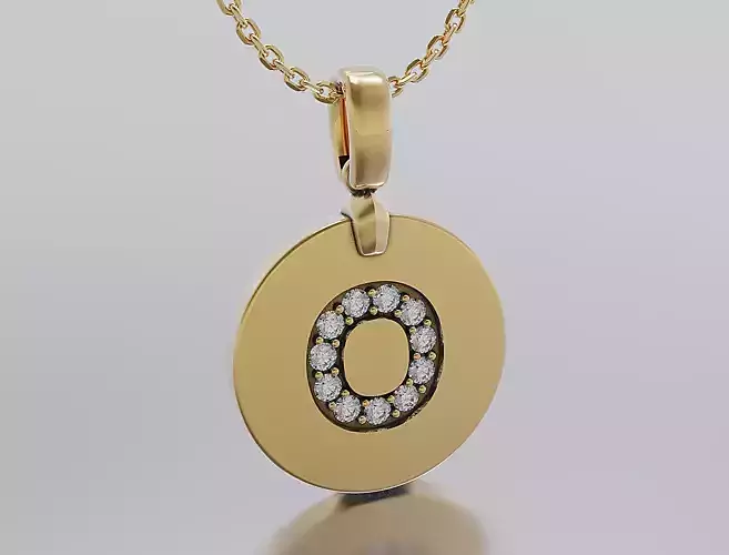 Letters Pendant Alphabets  3D print model