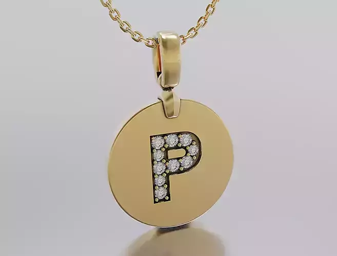 Letters Pendant Alphabets  3D print model