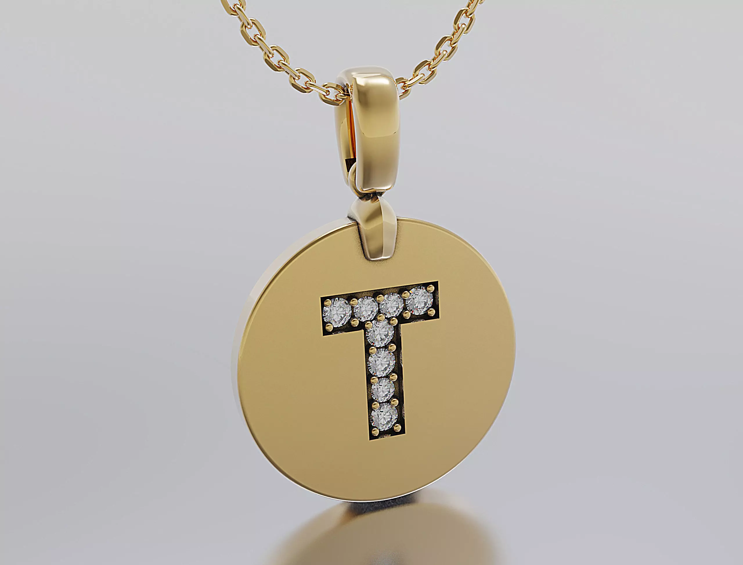 Letters Pendant Alphabets 3D print model