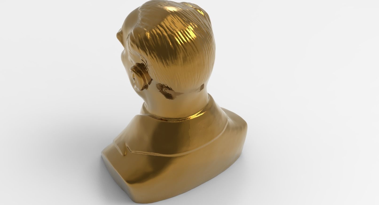 Mustafa Kemal Ataturk Effigy Free low-poly 3D model_2