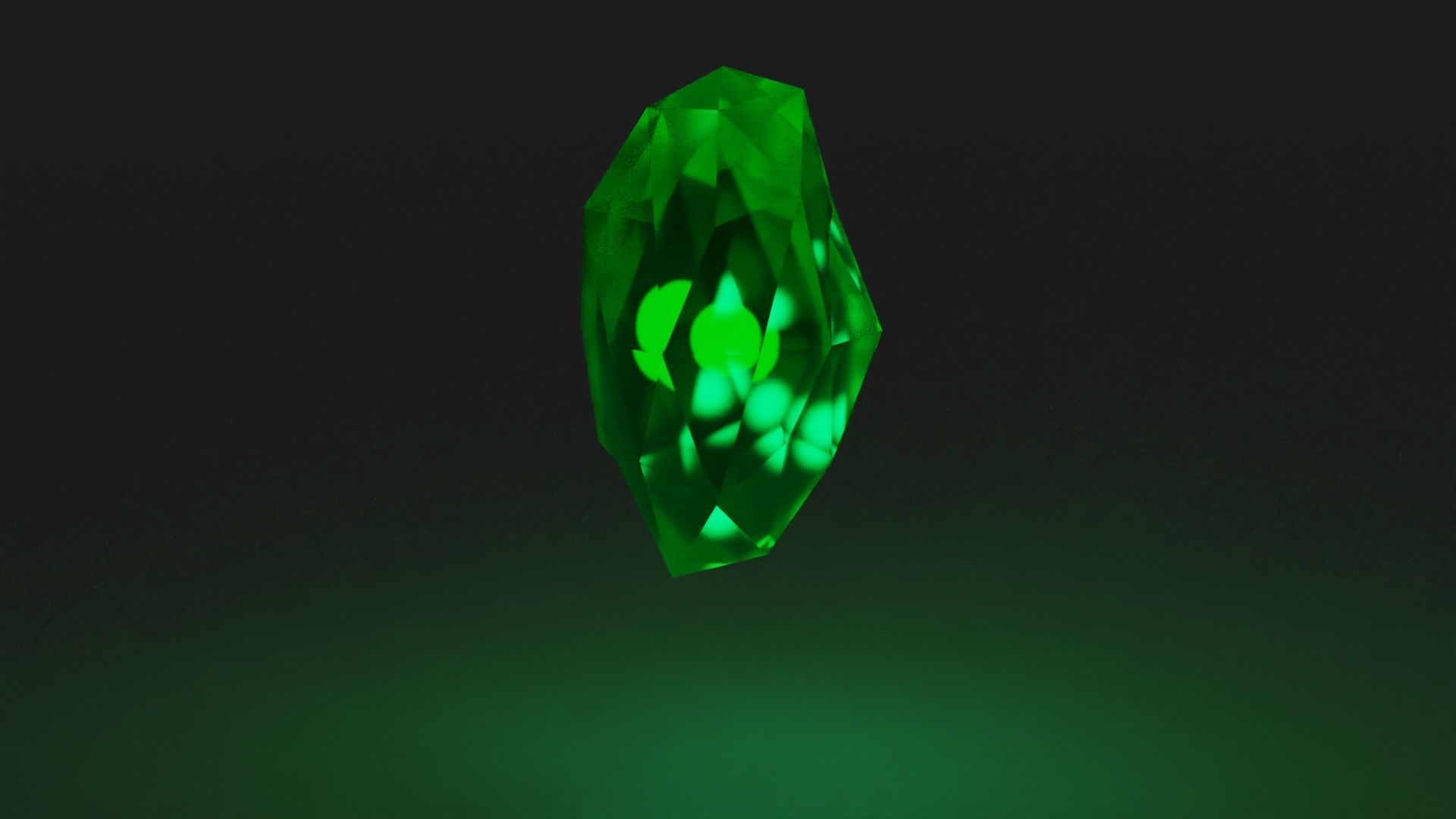 Magic fantasy stones pack Low-poly 3D model_7