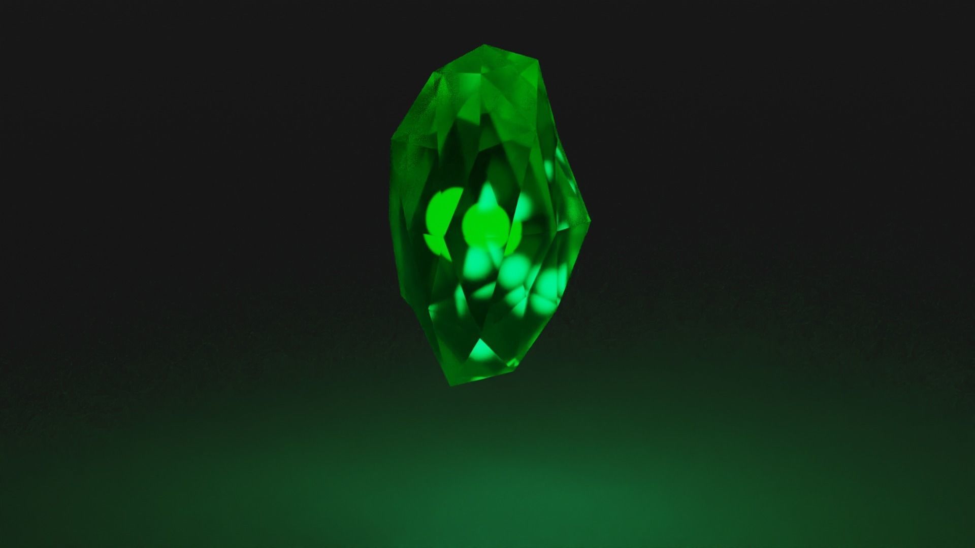 Magic fantasy stones pack Low-poly 3D model_8