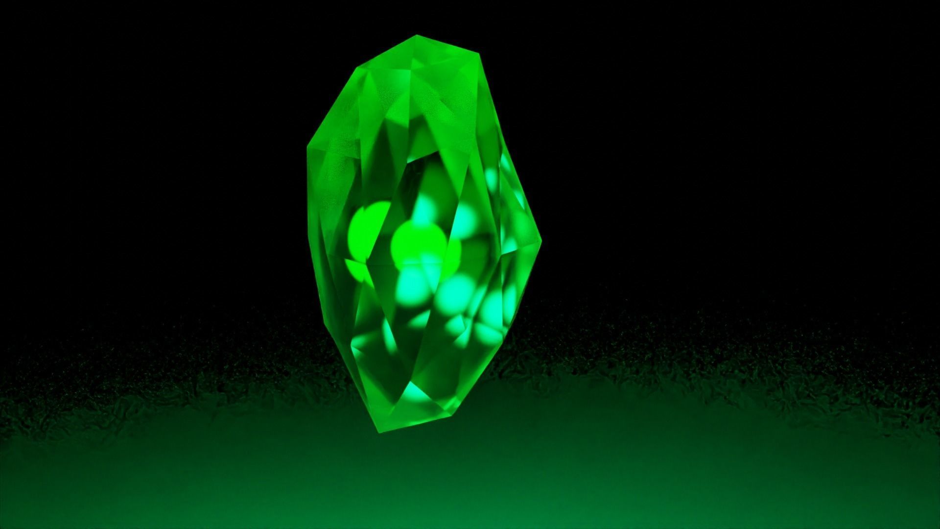 Magic fantasy stones pack Low-poly 3D model_9