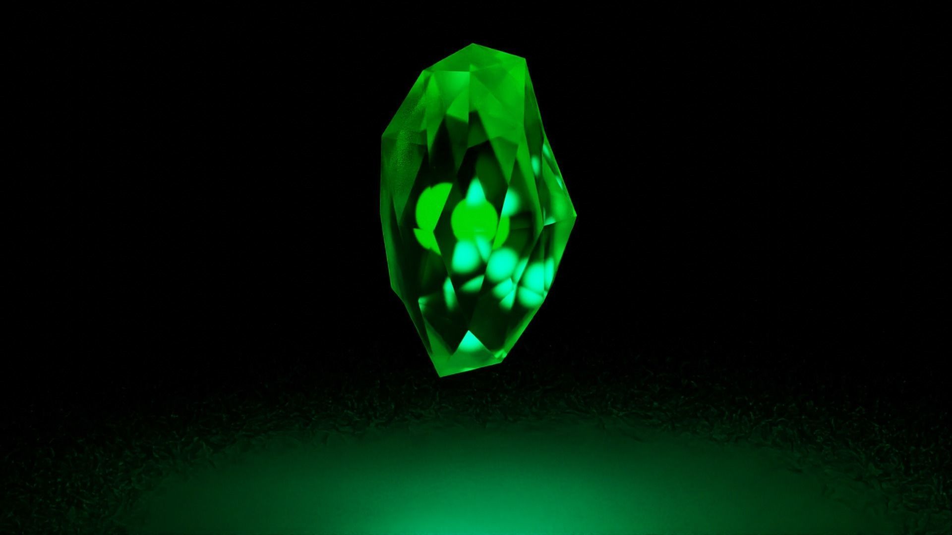 Magic fantasy stones pack Low-poly 3D model_3