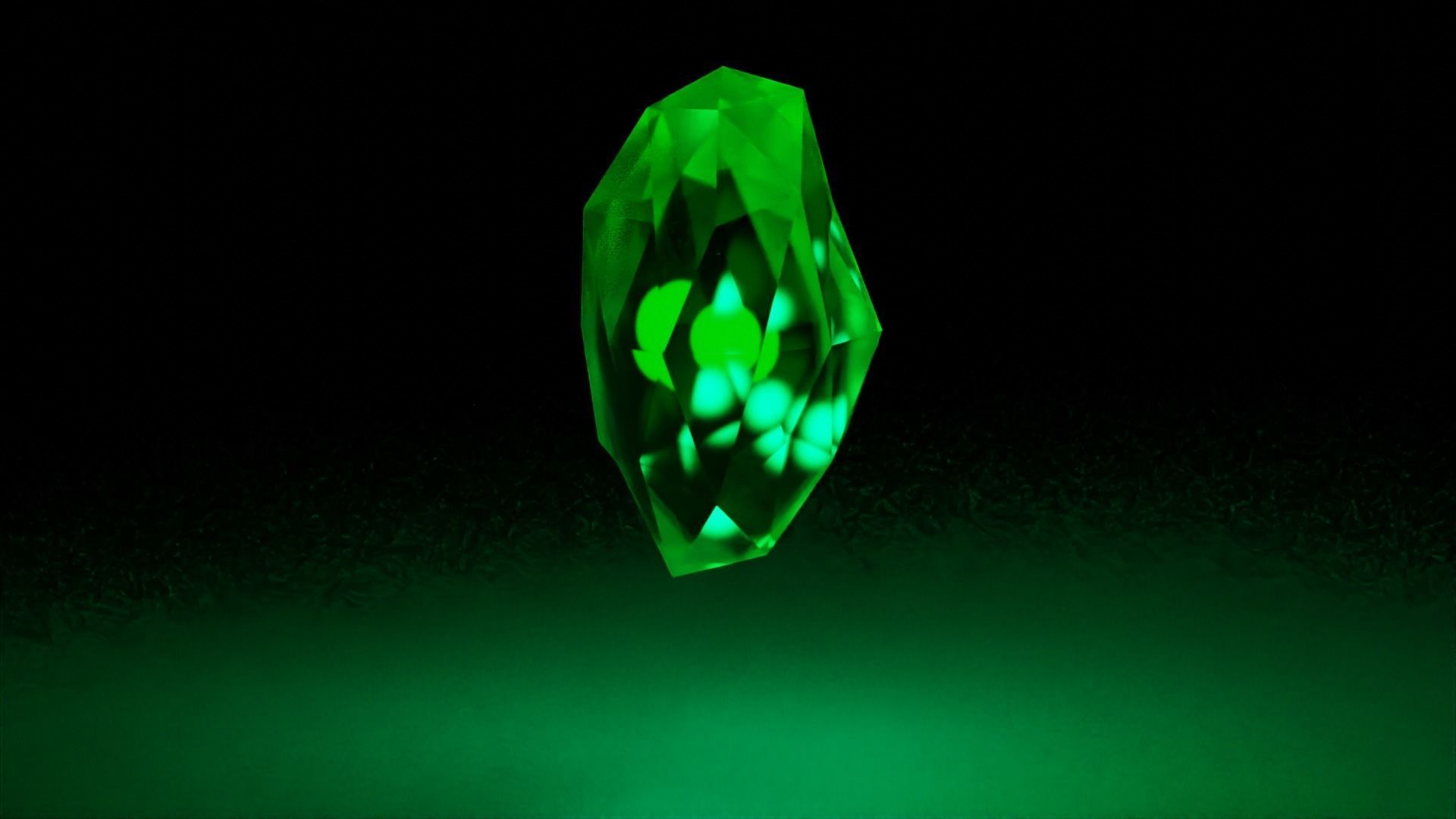 Magic fantasy stones pack Low-poly 3D model_1