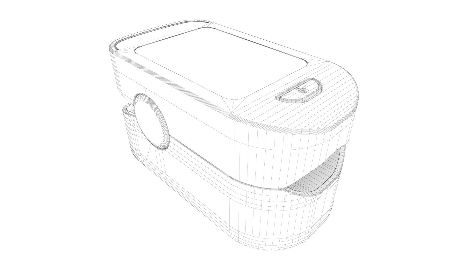 Finger Tip Pulse Oximeter 3D model_8