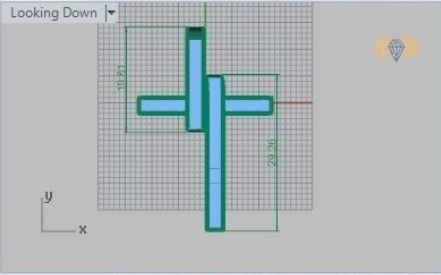 Cross Pendant 287 3D print model_1