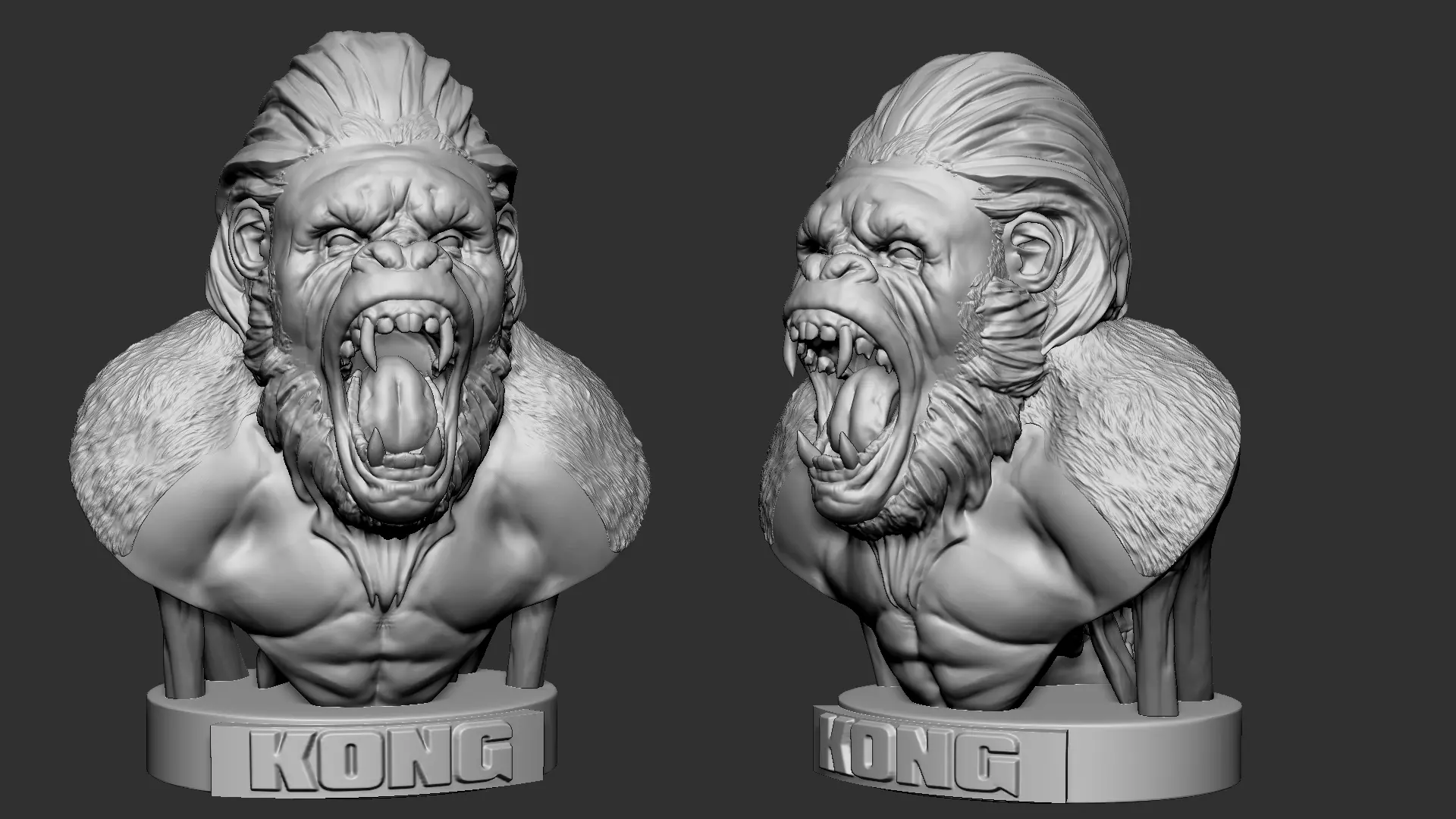 Kong Bust 3D print model