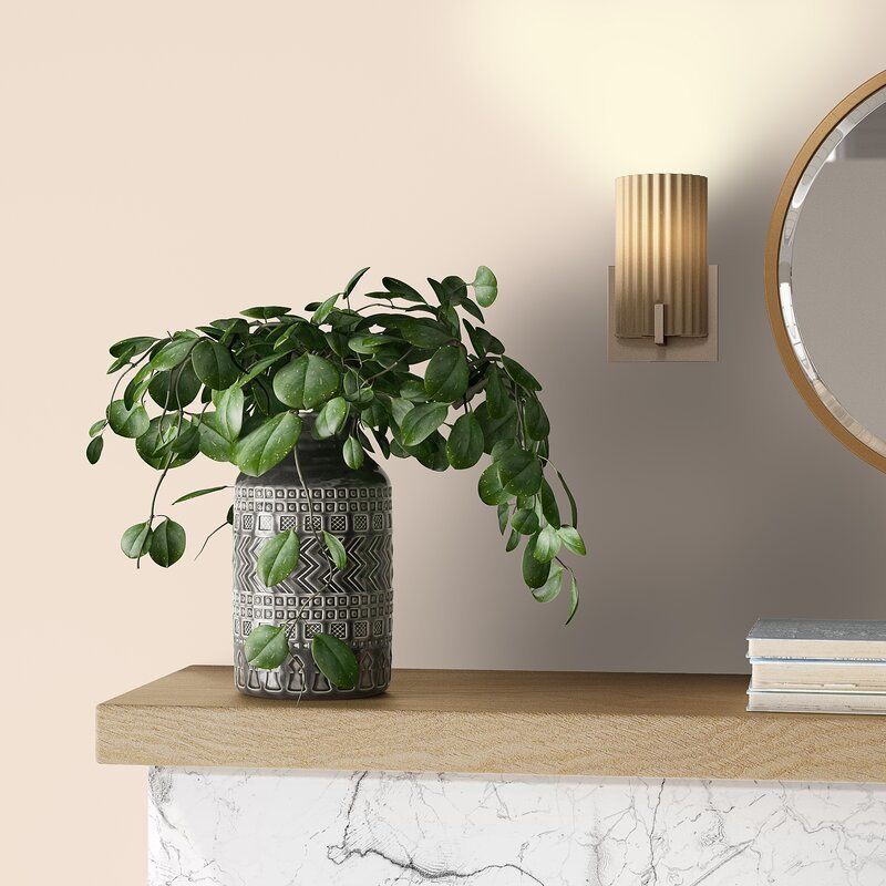 Gray Ceramic Floor Vase  3D model_7