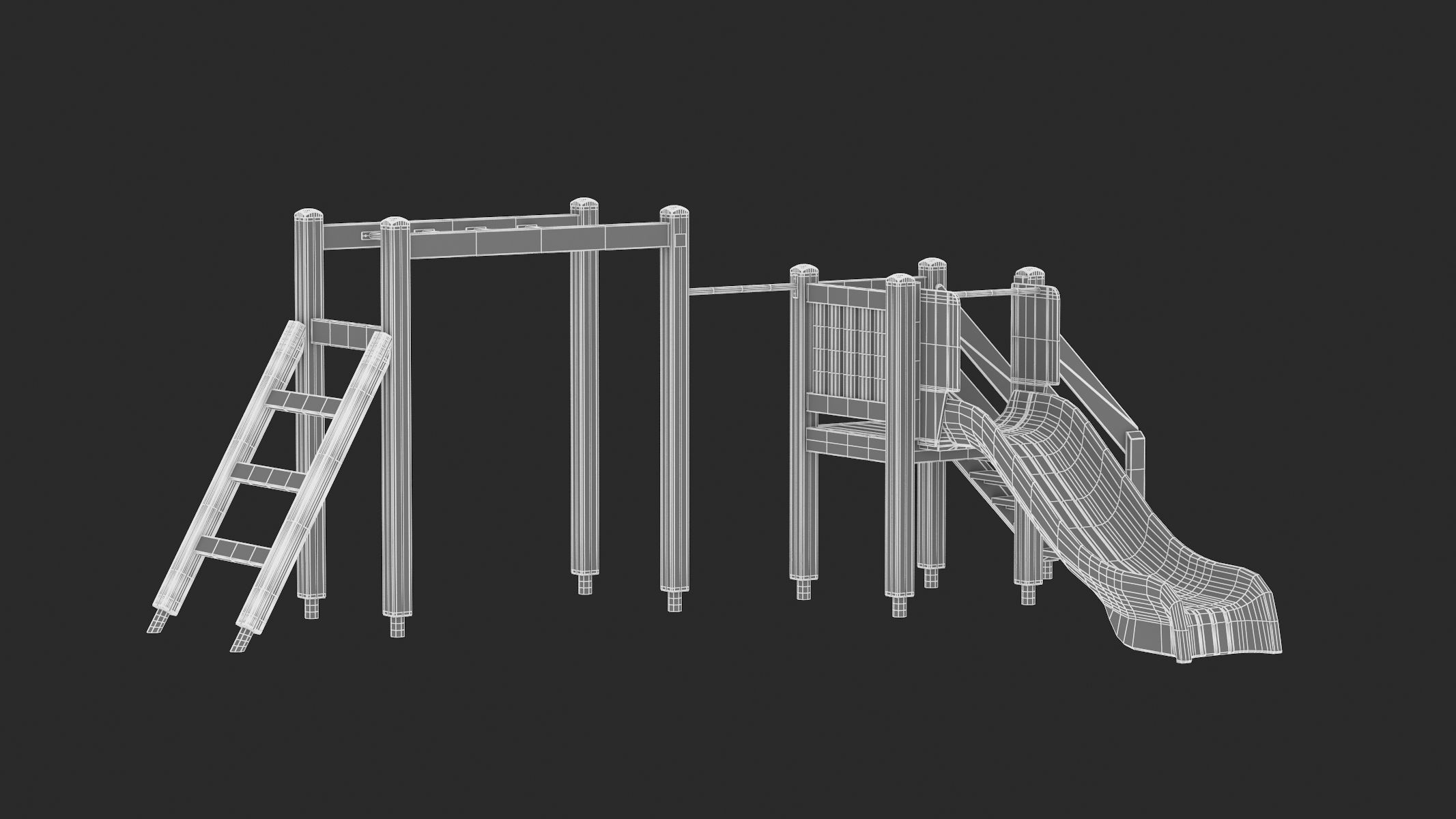 Lappset Activity Tower 14 3D model_10