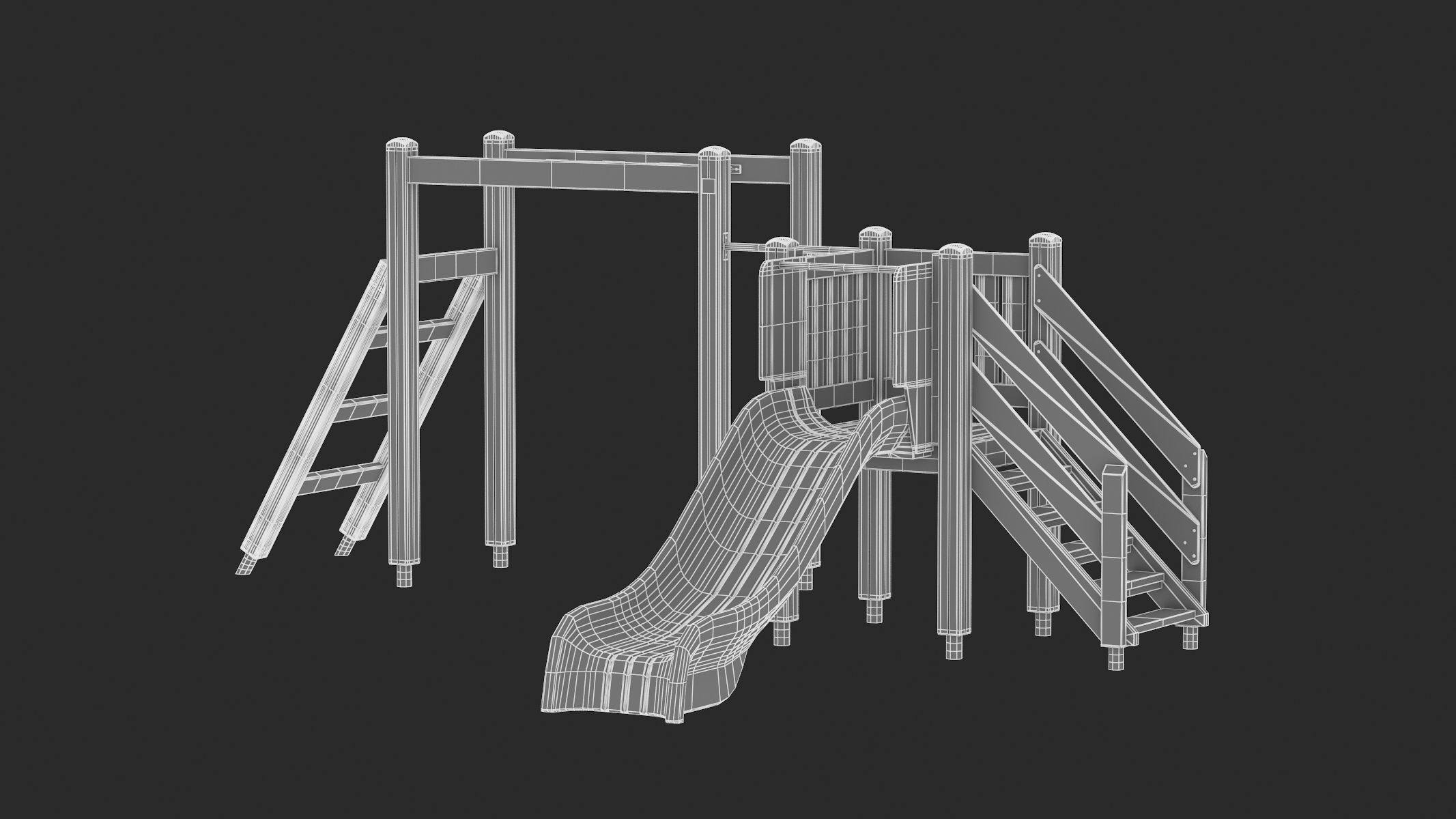 Lappset Activity Tower 14 3D model_14