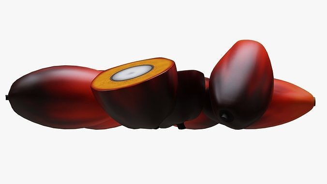 Oil Palm Fruits 3D model 7