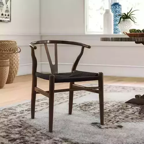 Dark Brown Traskwood Cross Back Side Chair