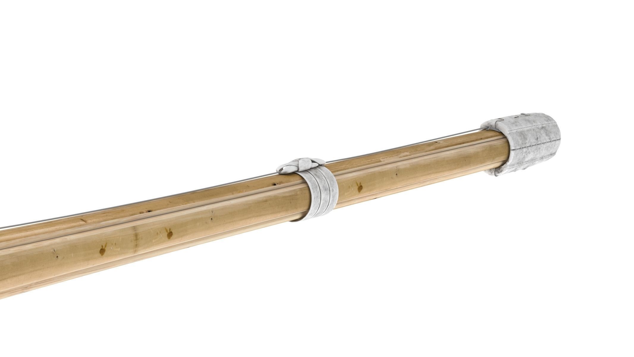 Shinai Sword Low-poly 3D model_7