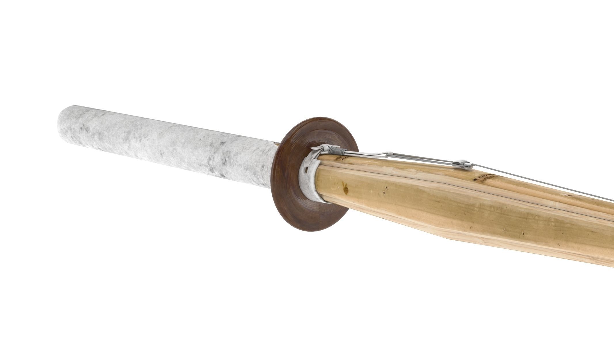 Shinai Sword Low-poly 3D model_6