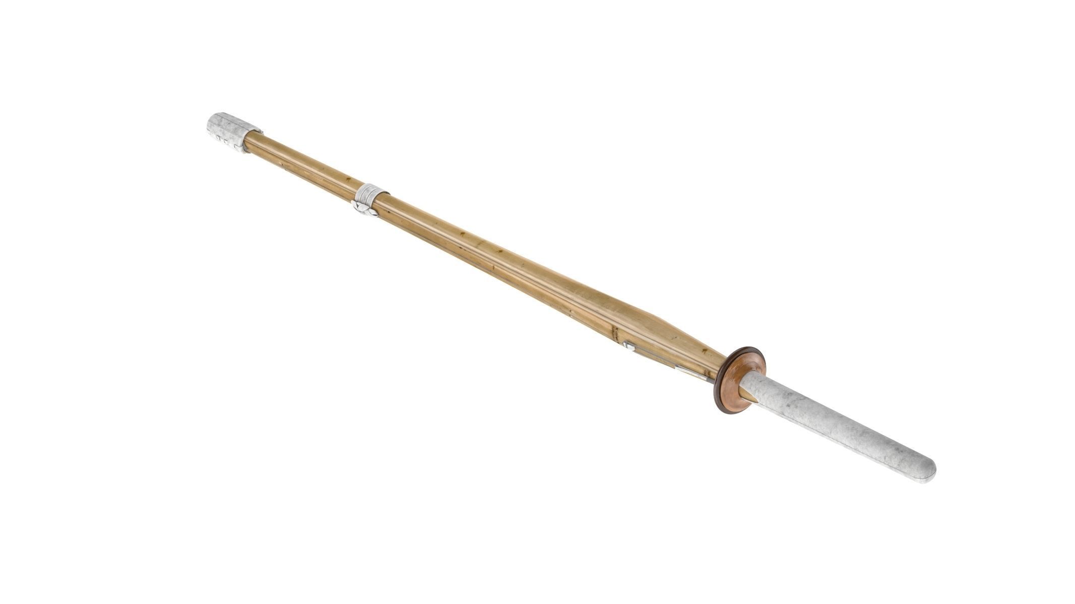 Shinai Sword Low-poly 3D model_4