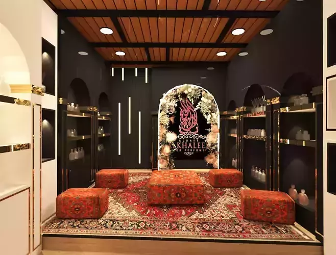 Perfumes shop Arab By Omar Mohammed 3D model