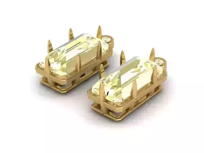 Emerald Shape Earrings 290