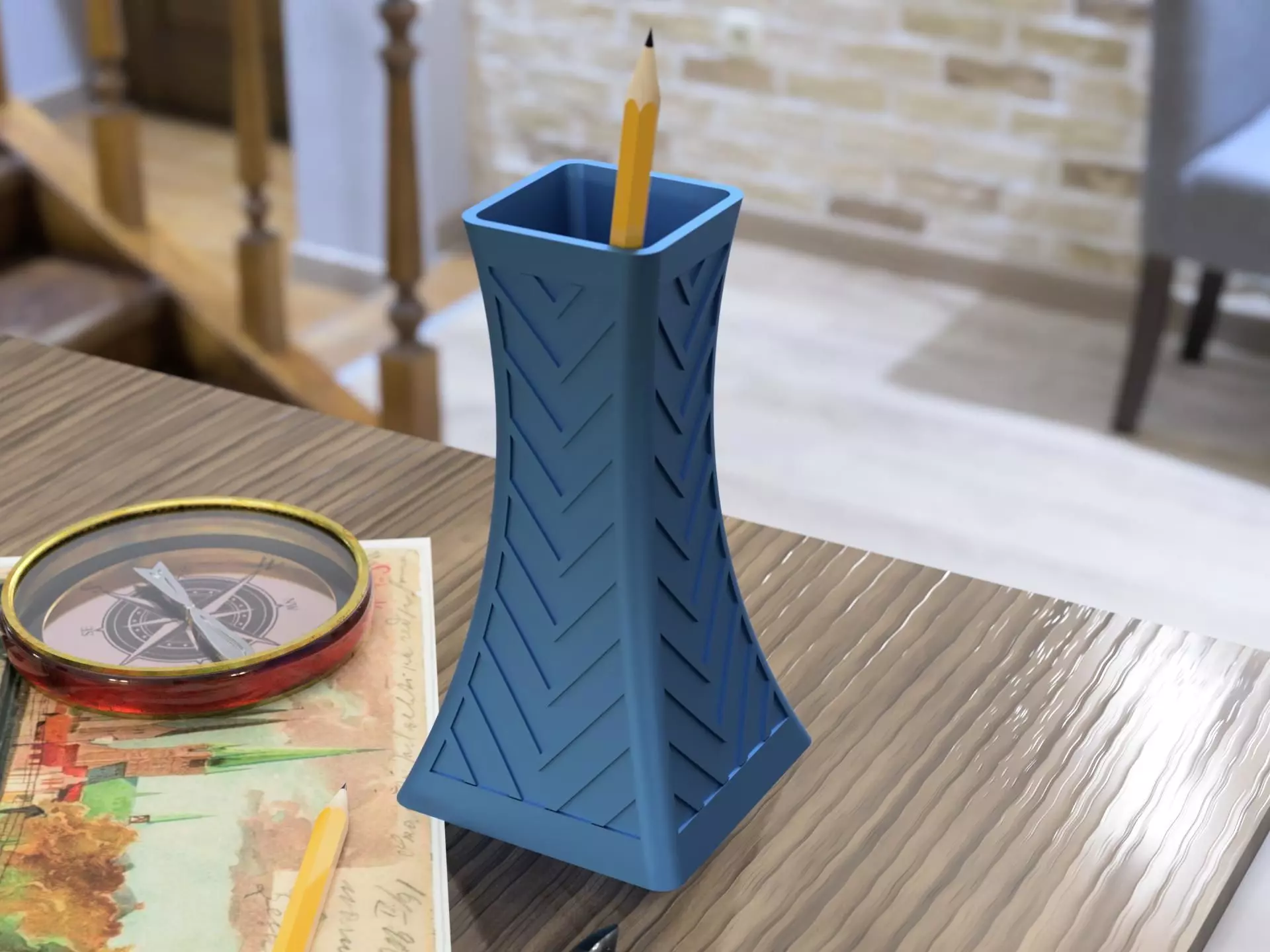 Pen holder - vase 03 Free 3D print model