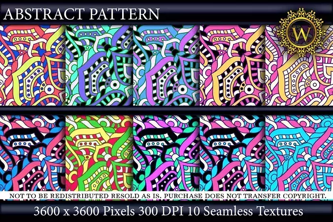 Abstract Pattern 10 Seamless Textures WONDERWALL