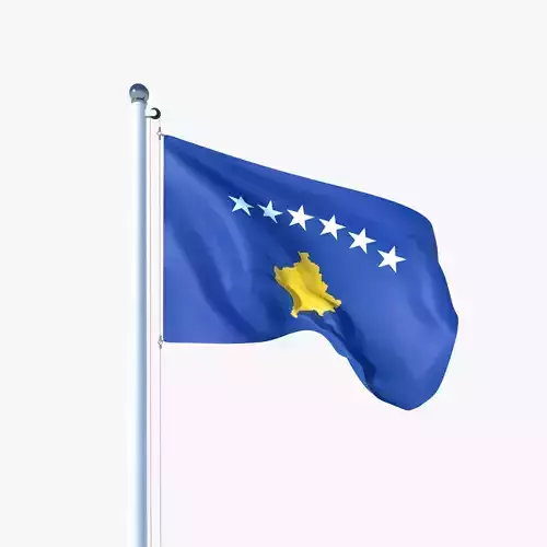 Animated Flag of Kosovo