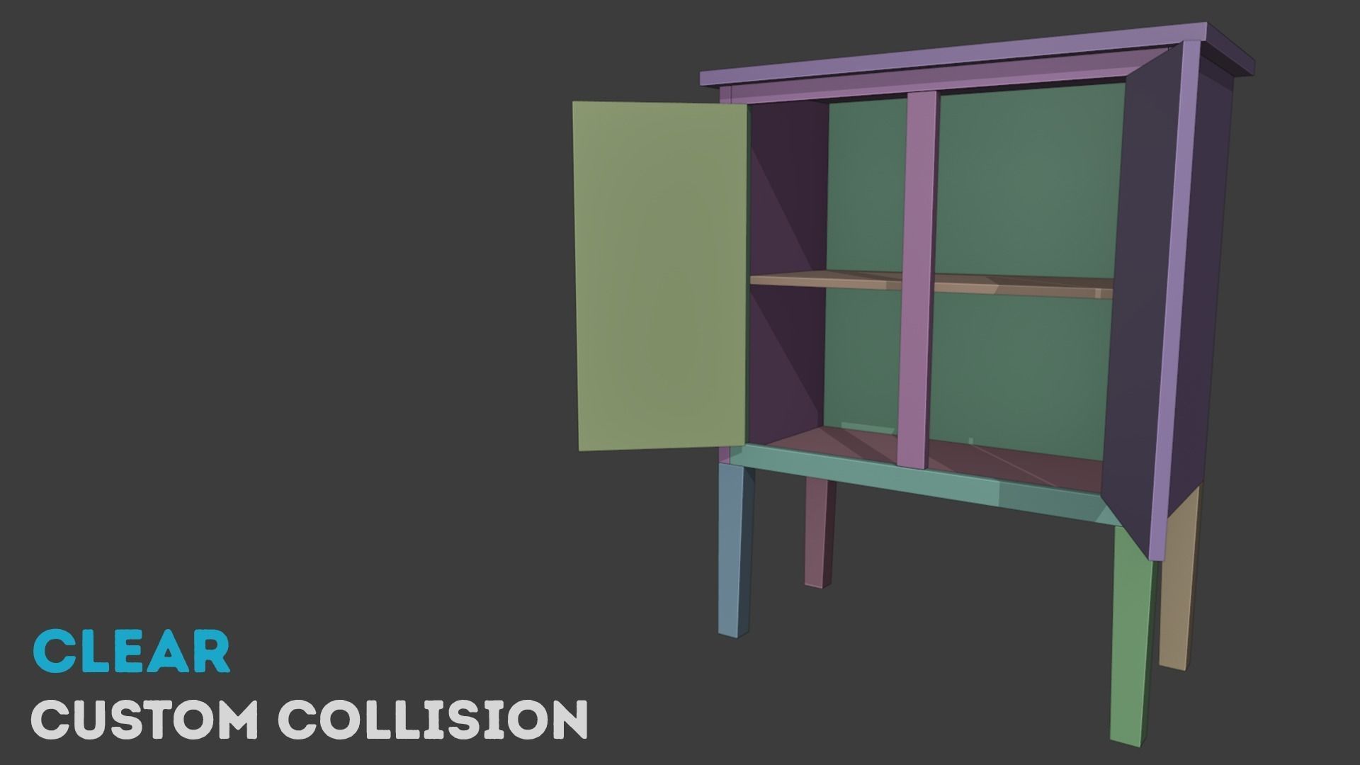 SOVIET FURNITURE PACK Low-poly 3D model_17