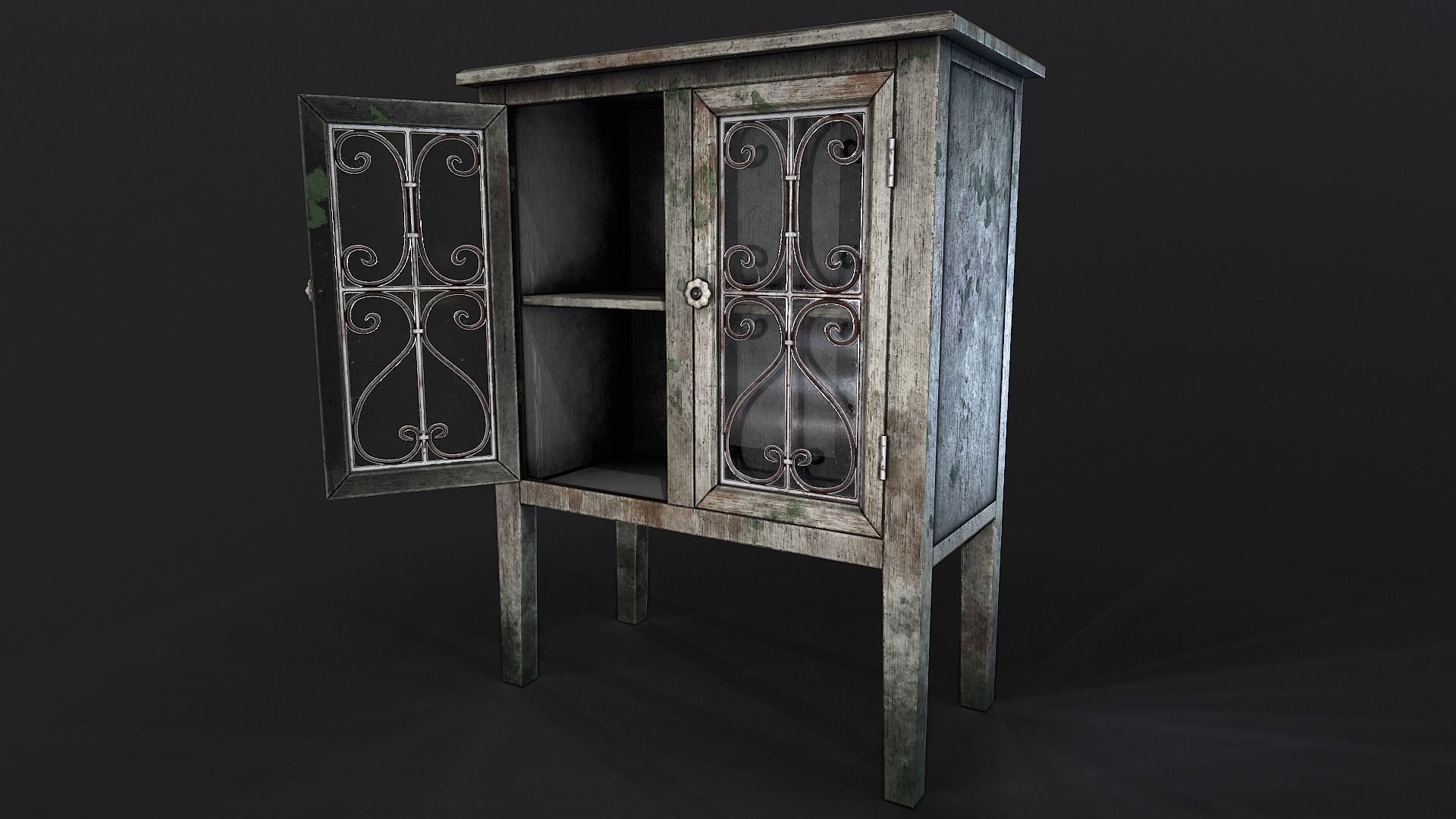 SOVIET FURNITURE PACK Low-poly 3D model_6