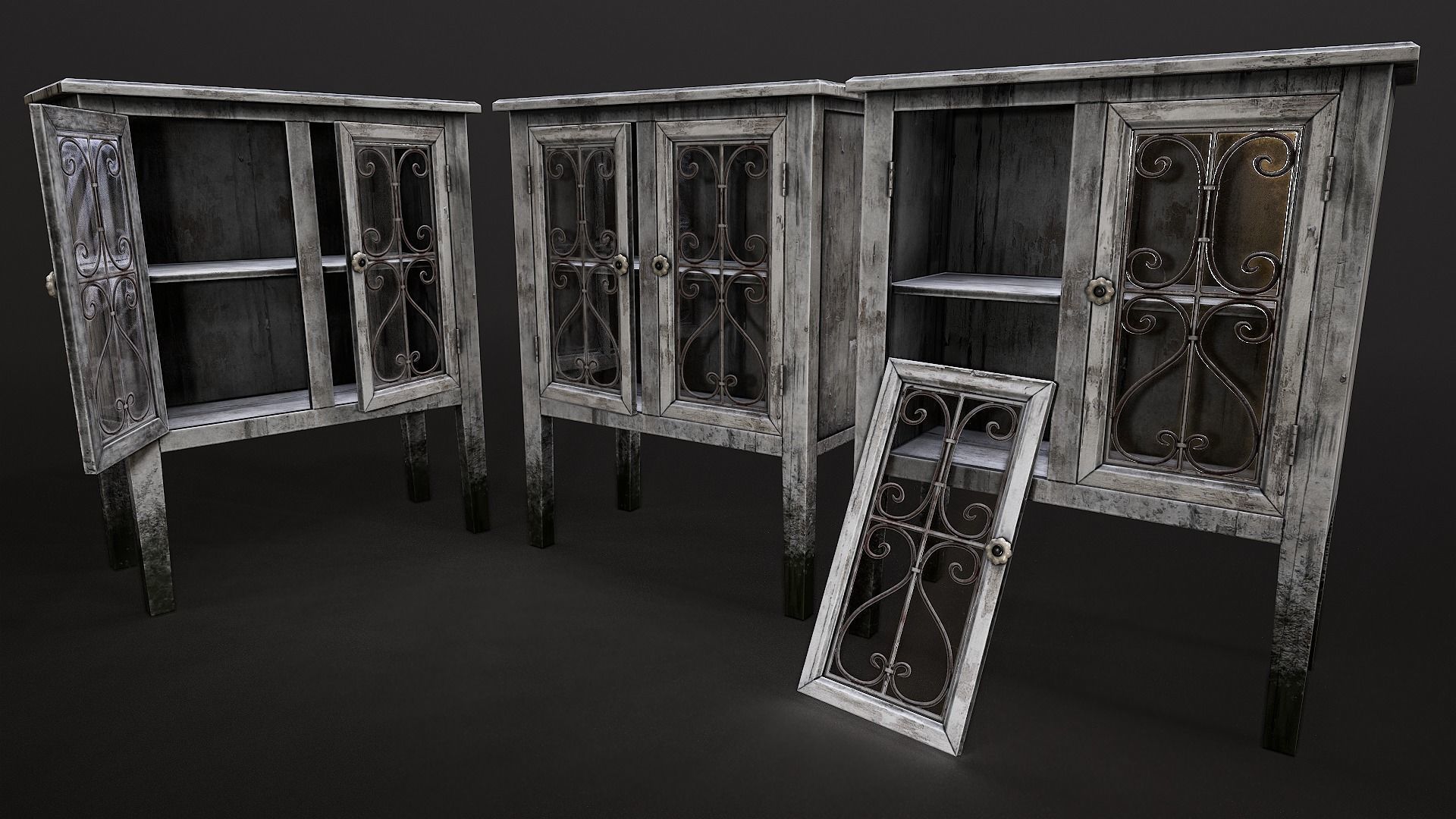 SOVIET FURNITURE PACK Low-poly 3D model_13