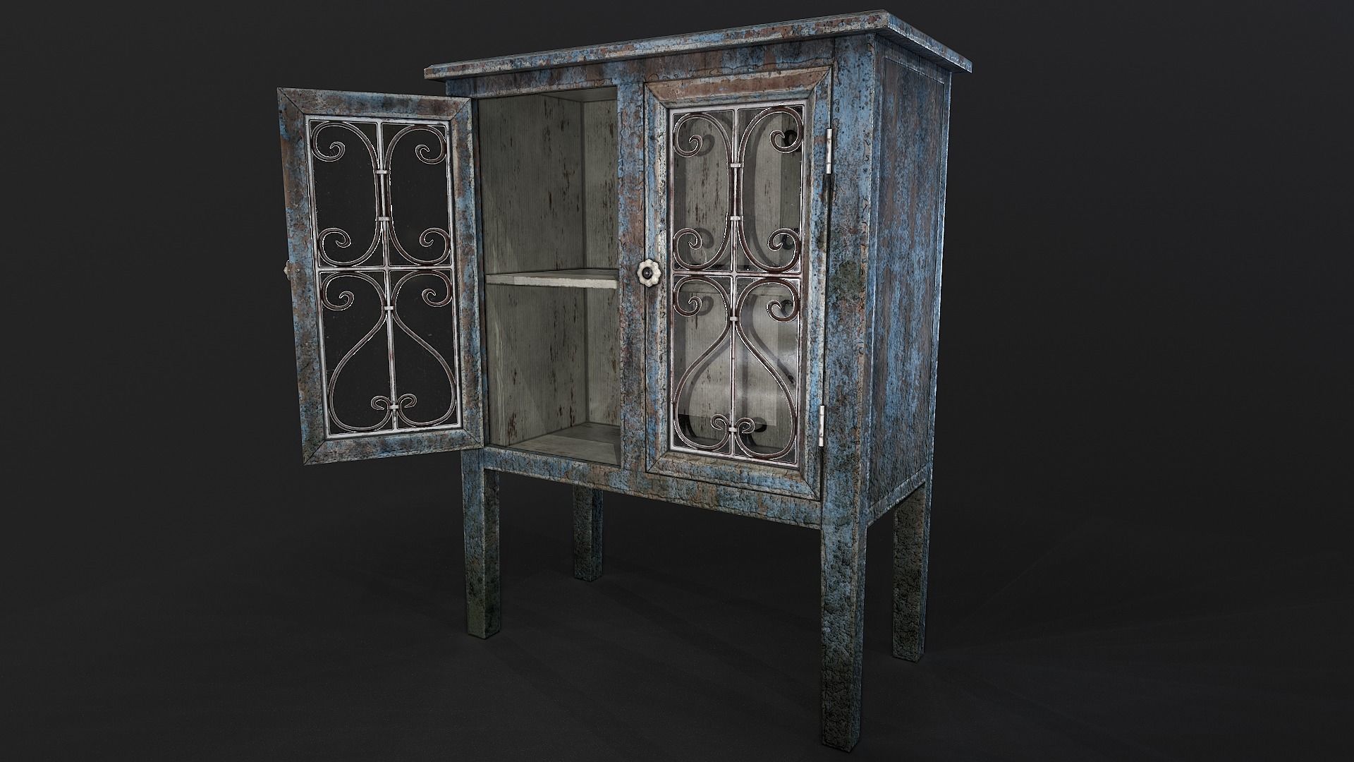 SOVIET FURNITURE PACK Low-poly 3D model_7