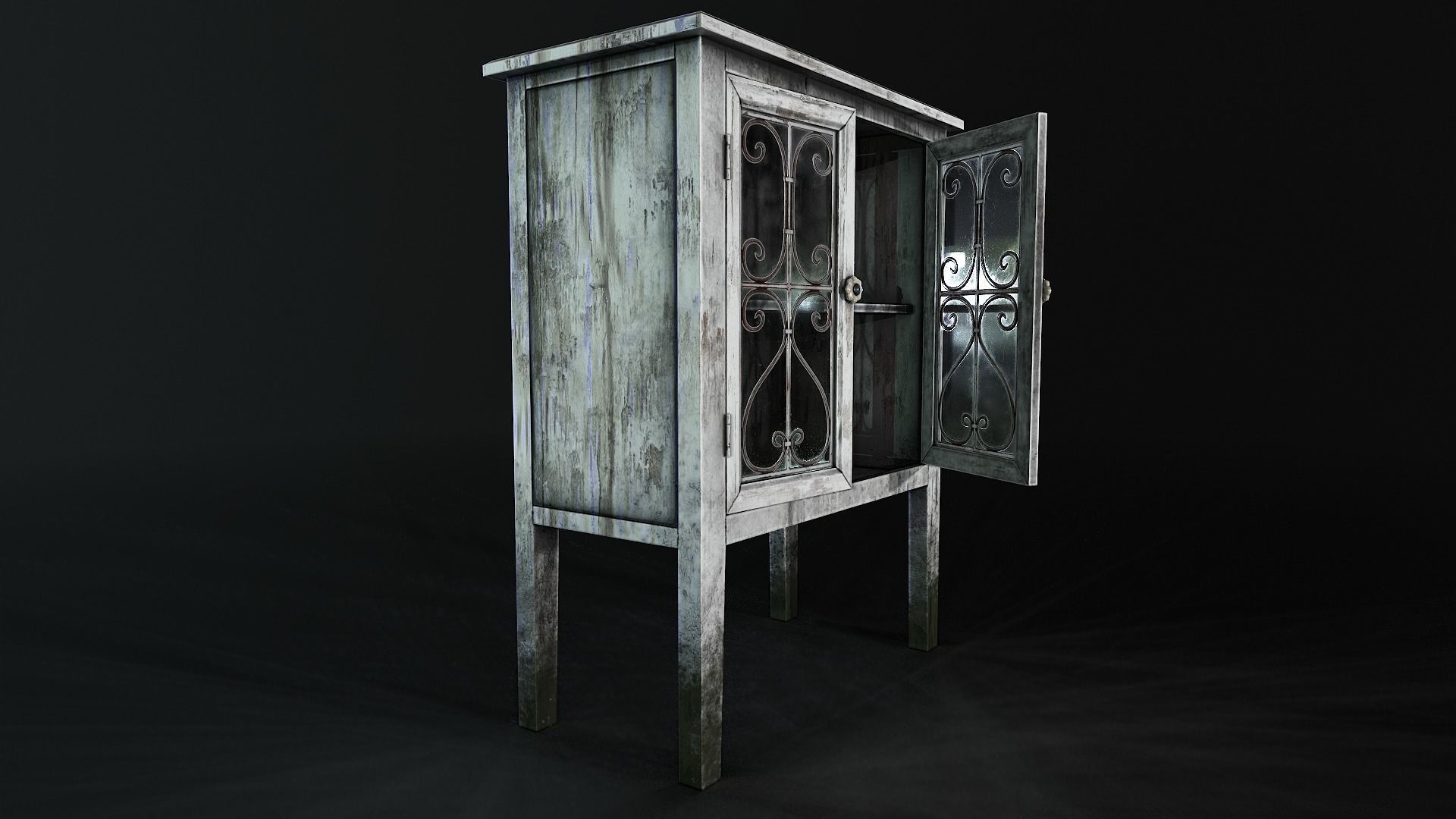 SOVIET FURNITURE PACK Low-poly 3D model_10