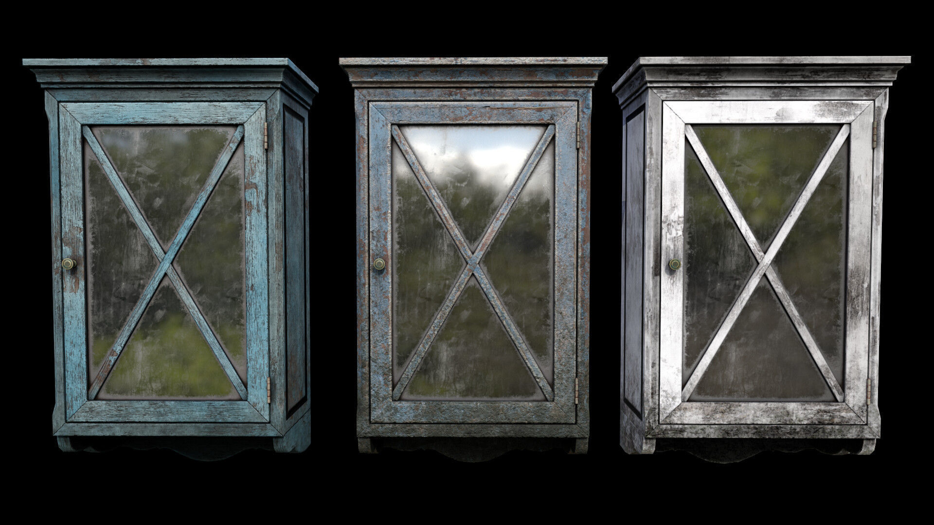 SOVIET FURNITURE PACK Low-poly 3D model_2