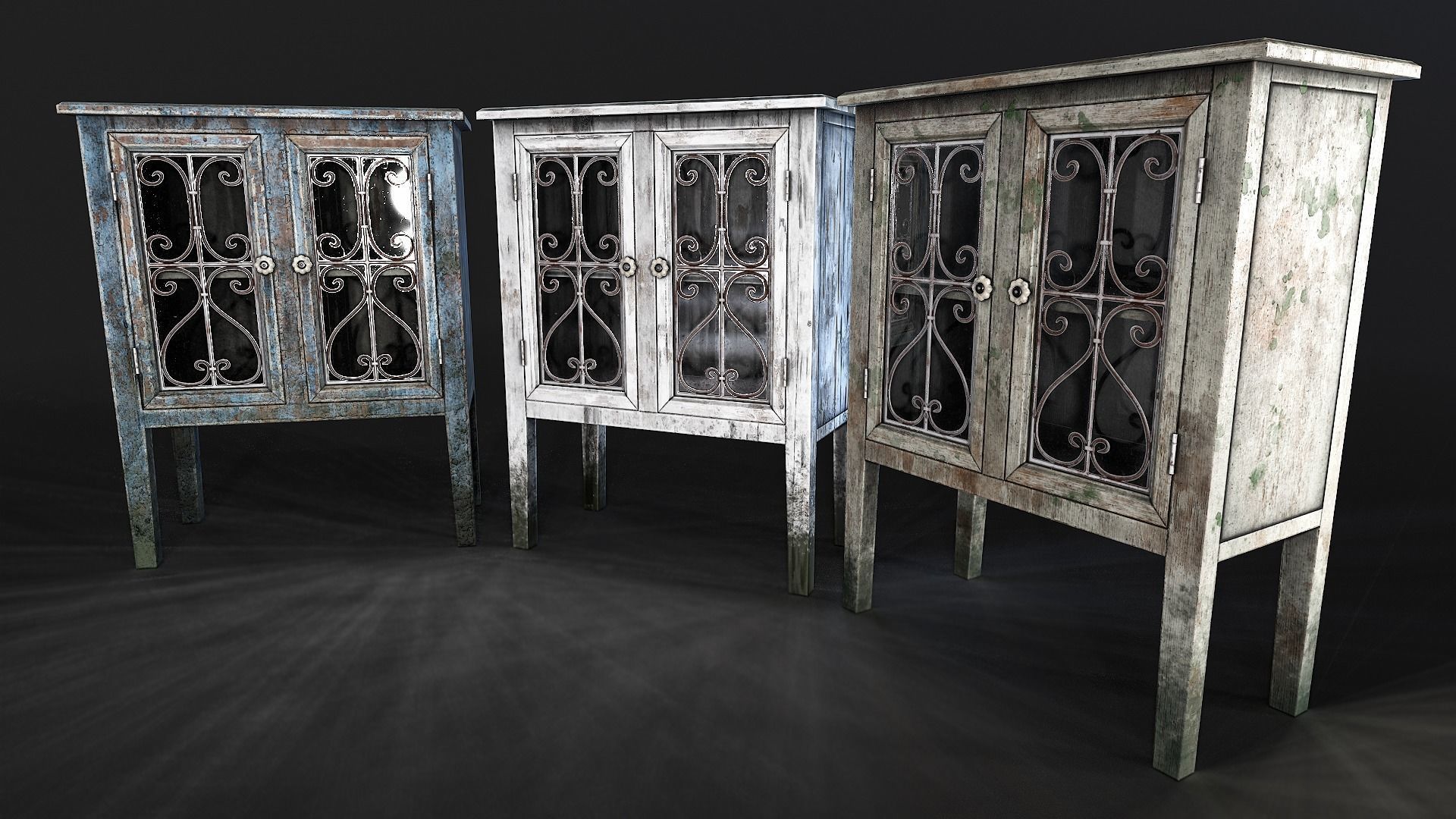 SOVIET FURNITURE PACK Low-poly 3D model_15